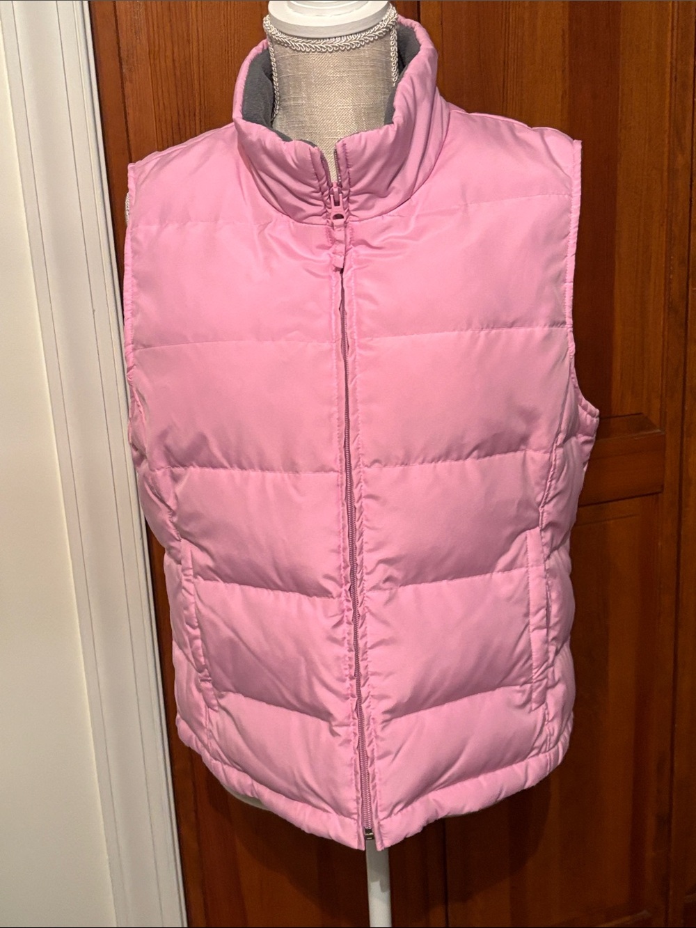 Women’s Pink Quilted Puffer Vest